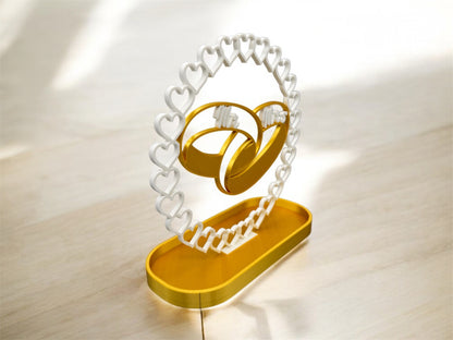 3D-Druck Dekoration Mr. & Mrs. mit Tablet von fks-design - elegante Hochzeit Deko
