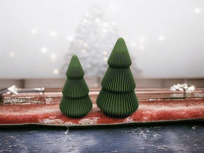 3D Druck Dekoration 2er Set " Weihnachtsbäume "