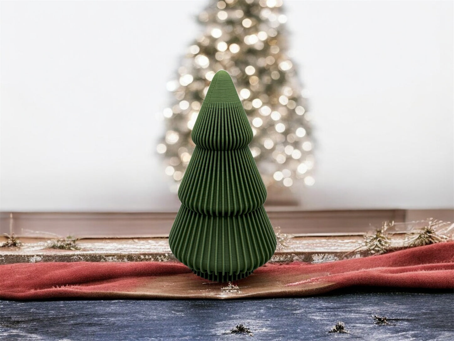 3D Druck Dekoration 2er Set " Weihnachtsbäume "