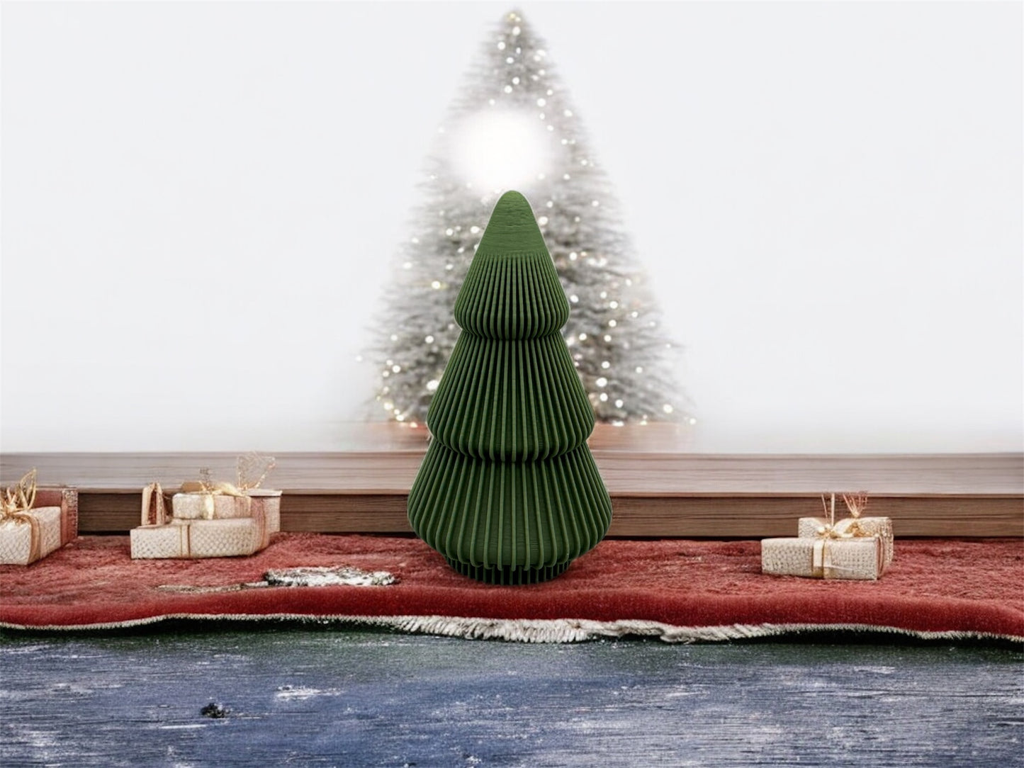 3D Druck Dekoration 2er Set " Weihnachtsbäume "