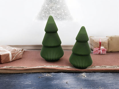 3D Druck Dekoration 2er Set " Weihnachtsbäume "