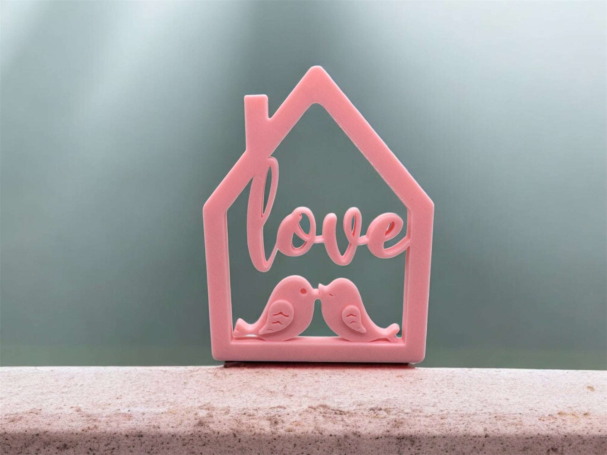 3D Druck Love Birds Dekoration - Romantisch Vögel Liebe - fks-design
