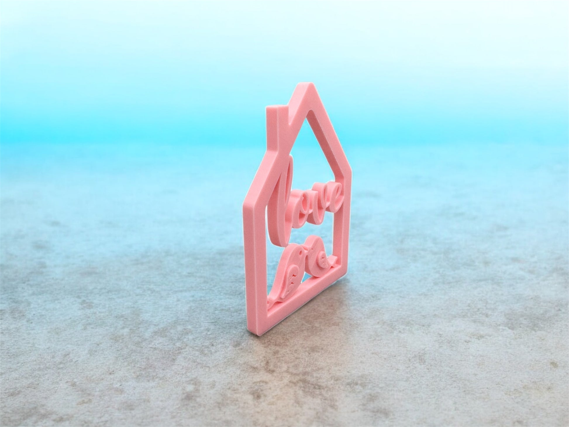 Love Birds 3D Druck Deko - Paar Geschenk Valentinstag - fks-design
