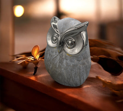 Gilde Eule Vulcanos Keramik - Skulptur Dekoration Geschenk - fks-design
