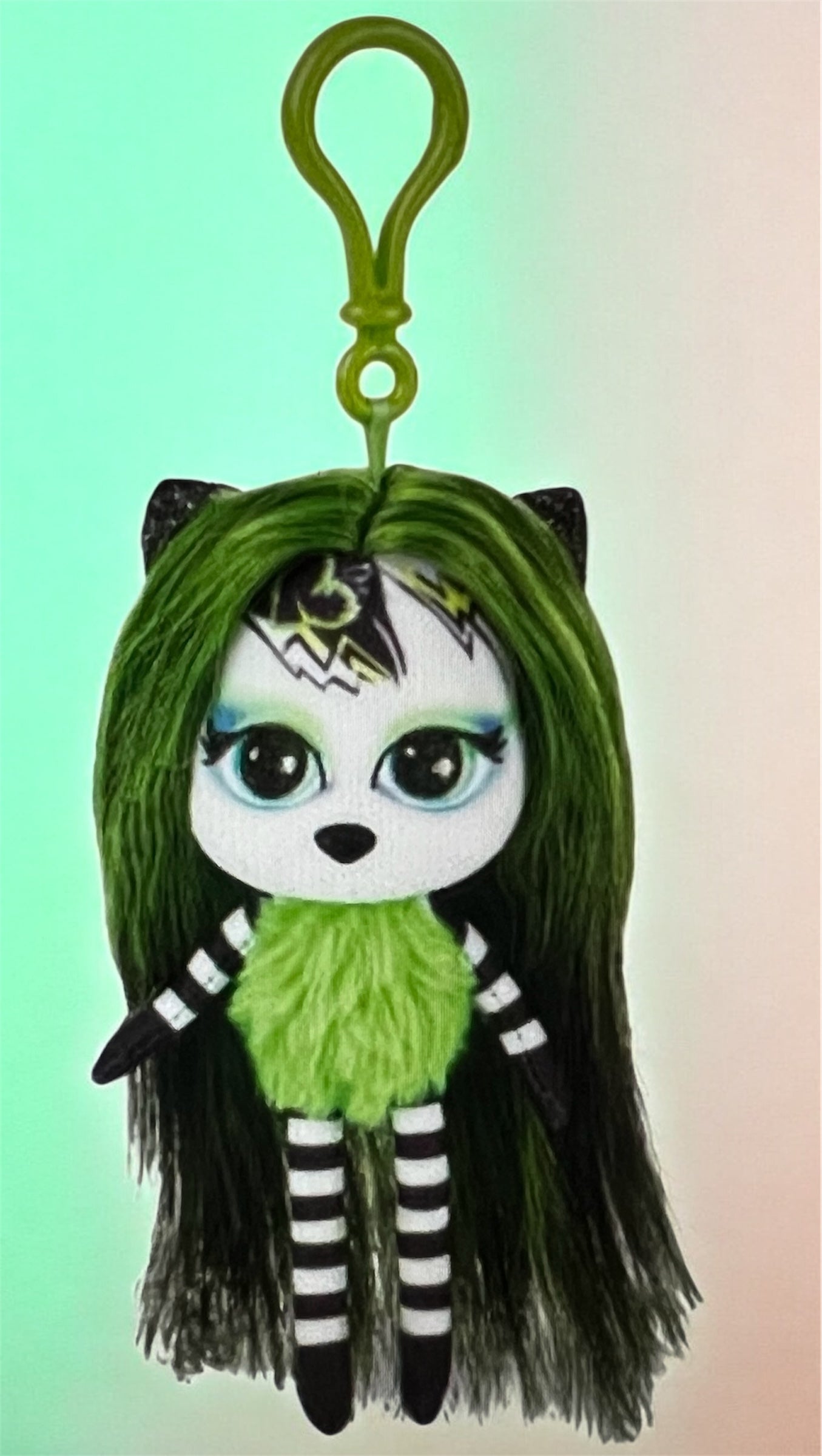 Nici Pixidoos Schlüsselanhänger Bami Plüsch bunt kawaii von fks-design
