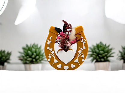 Hufeisen mit Herz 3D Druck - Glück & Liebe Symbol - fks-design