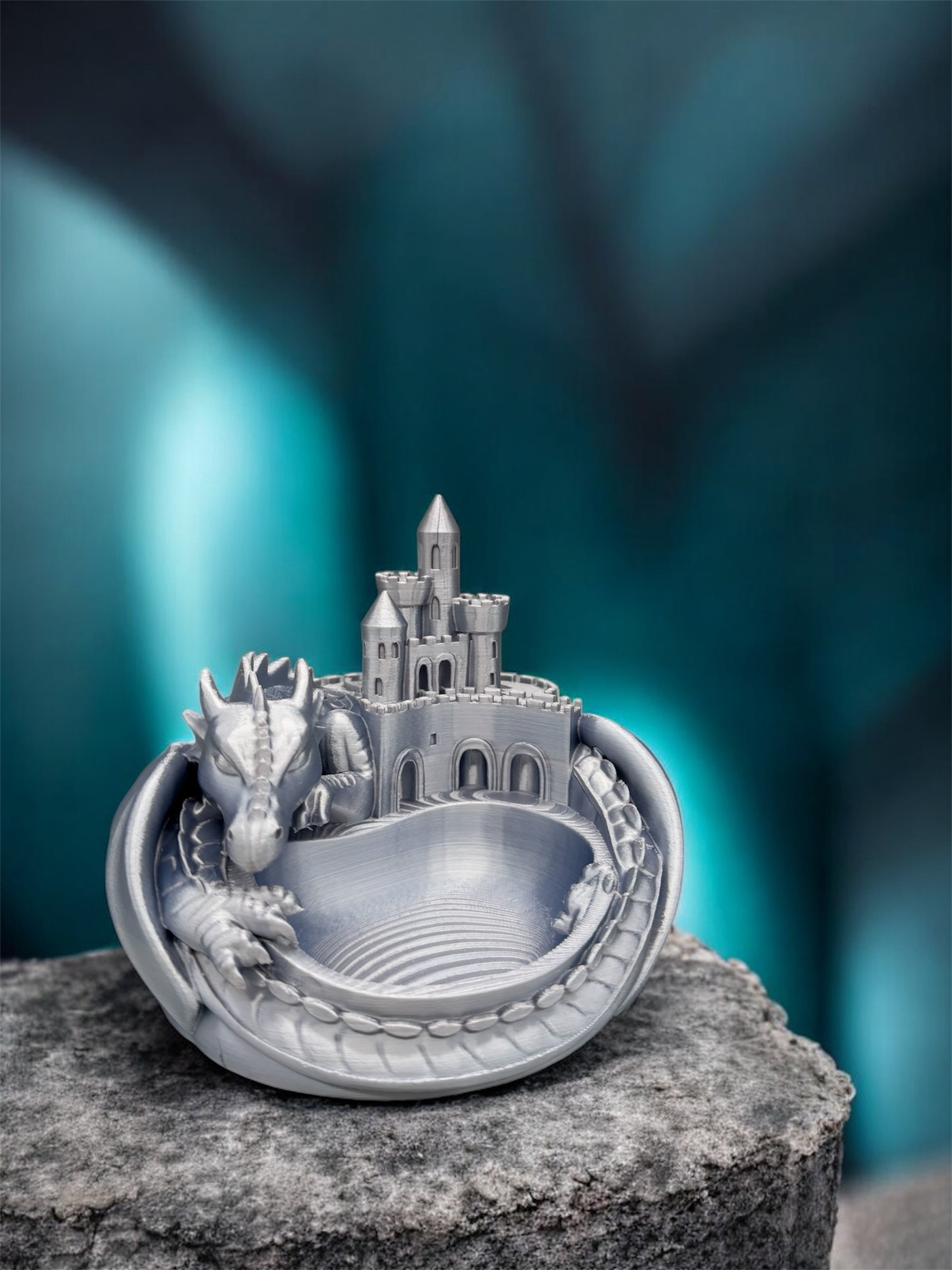 3D-Druck Drachenburg Ablage von fks-design - mystische Fantasy Gothic Deko
