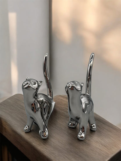 Gilde Katze Mika - Dekofigur elegant  - fks-design