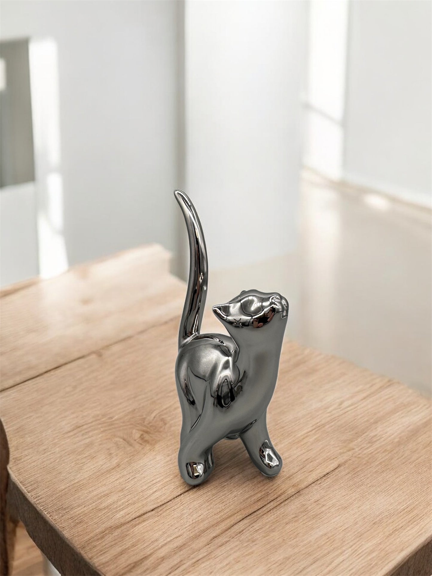 Gilde Katze Mika - Skulptur moderne Dekoration - fks-design