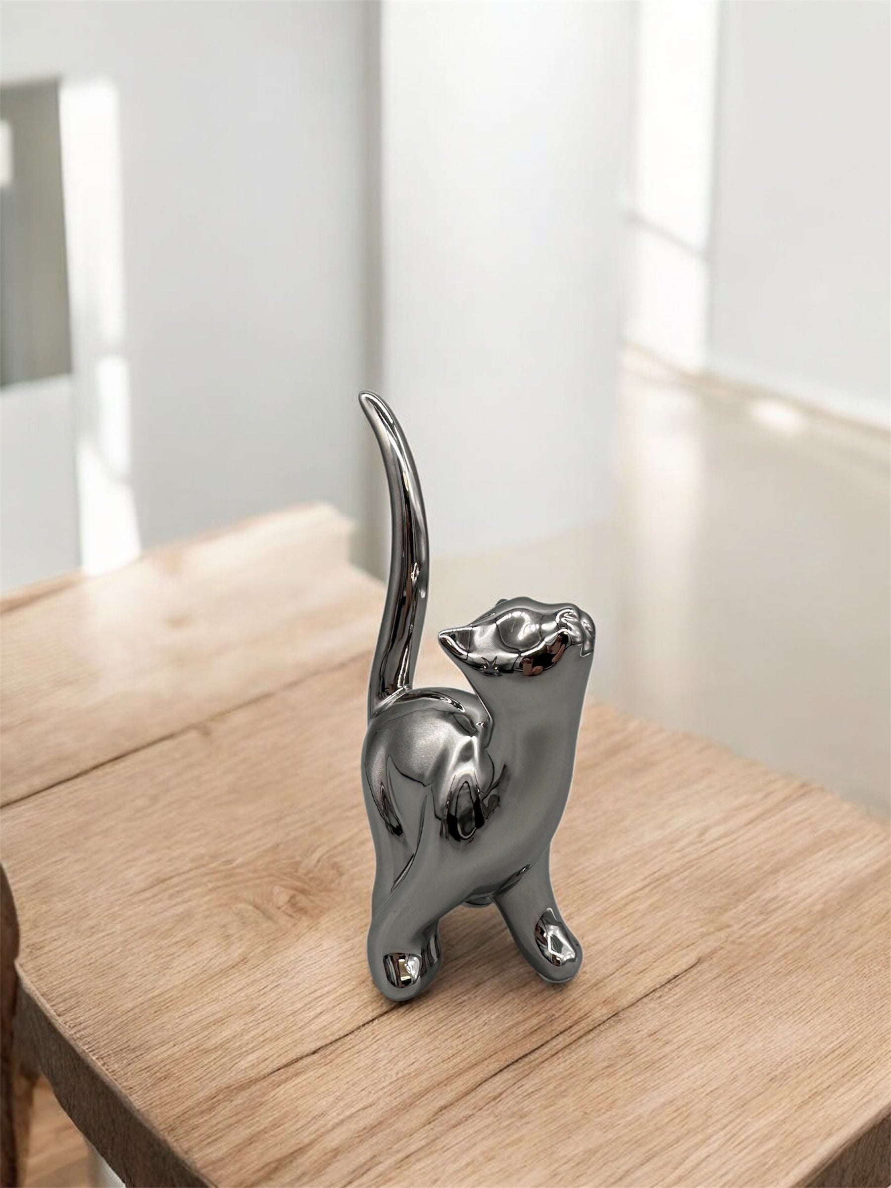 Gilde Katze Mika - Skulptur moderne Dekoration - fks-design