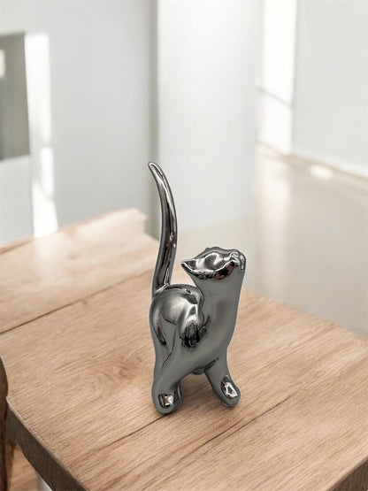 Gilde Katze Mika - Skulptur moderne Dekoration - fks-design