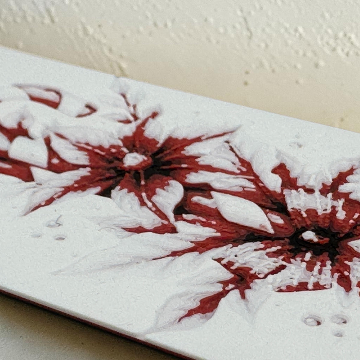 3D Druck Lesezeichen Candy Chapter Hueforge Relief Detailansicht mit Quaste von fks-design
