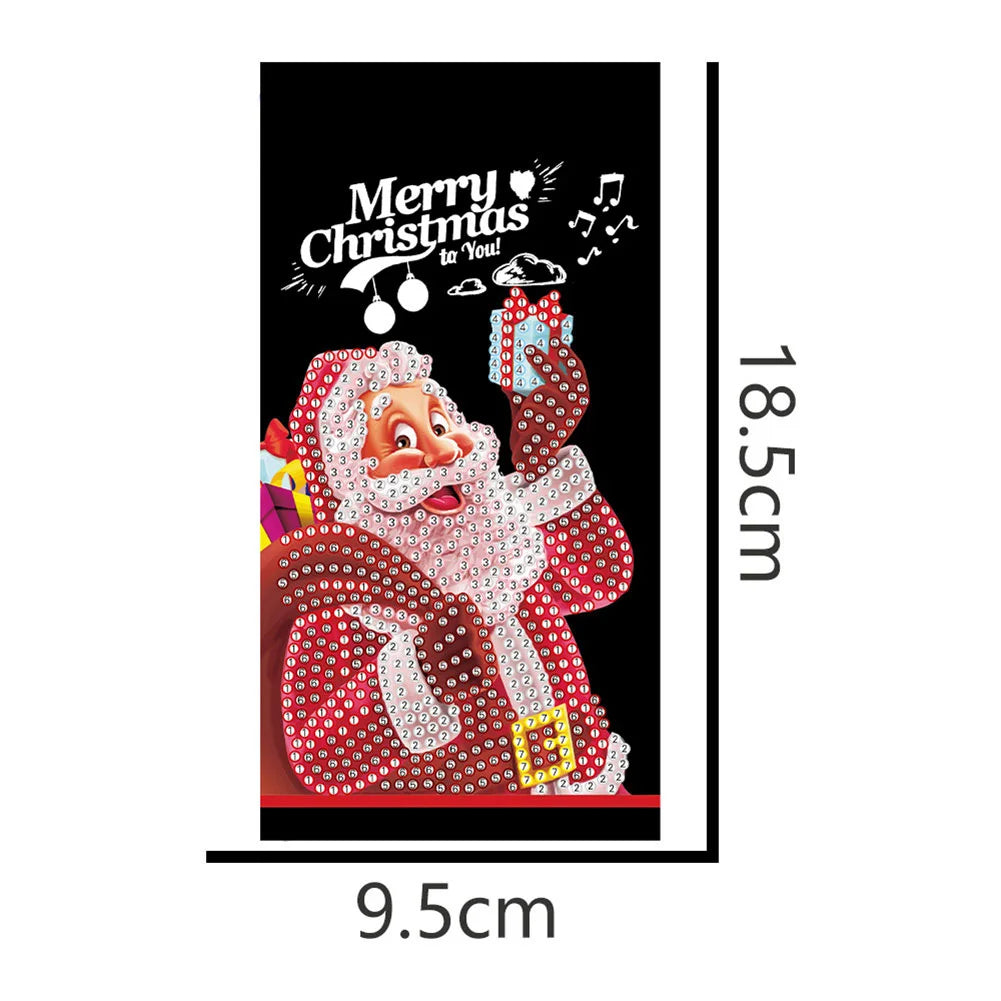 Diamond Painting Kit Brillen Etui " Weihnachtsmann "!
