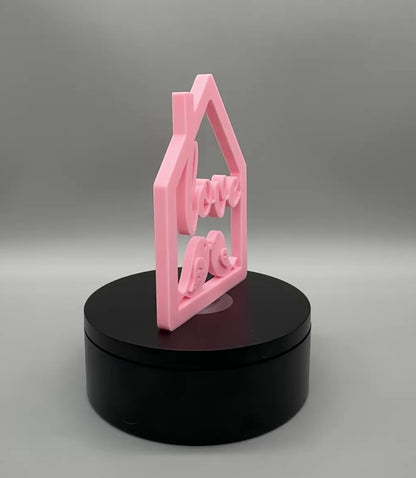 3D Druck Dekoration Love Birds - Romantisch