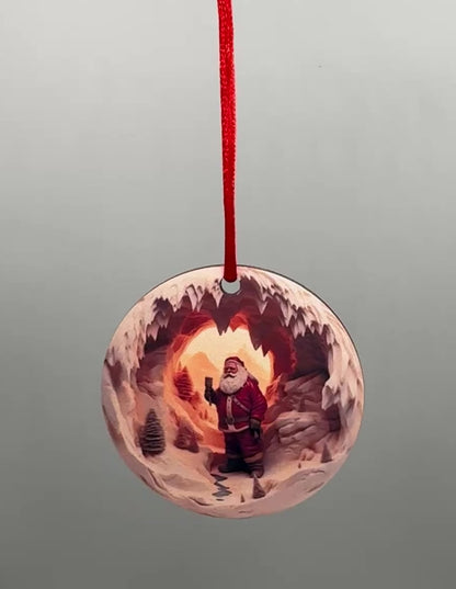 MDF Deko Anhänger " Santa "!