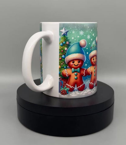 Weihnachtstasse "Lebkuchenmänner" – Keramiktasse 300ml