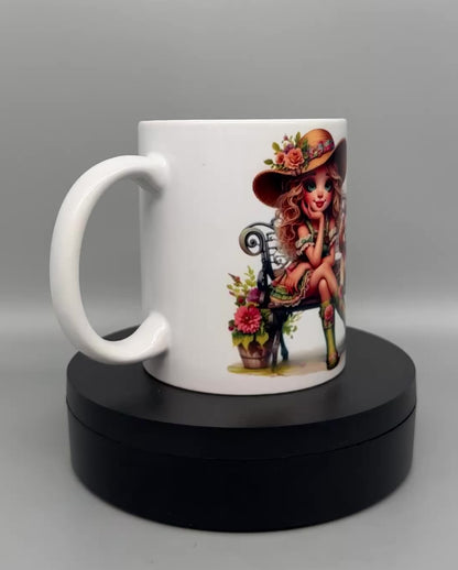 Tasse "Gärtnerin" – Keramiktasse 300ml für Gartenliebhaberinnen
