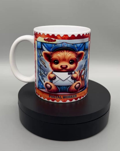 Tasse "Postbote" – Keramiktasse 300ml als Berufsgeschenk