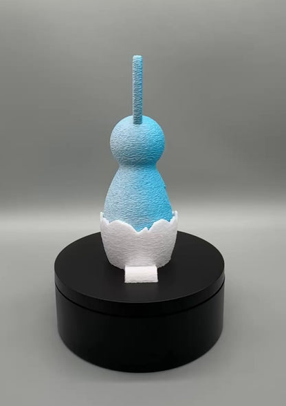 3D Druck Dekoration Hase in der Eierschale – mit Herz, 2 Varianten