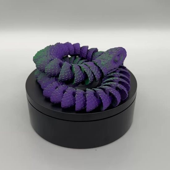 Flexi Schlange Viper 3D-Druck verschiedene Posen