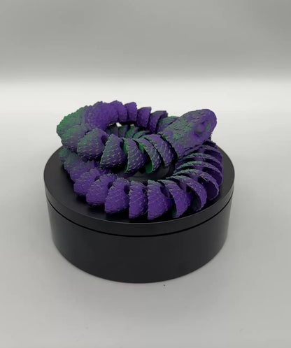 Flexi Schlange Viper 3D-Druck verschiedene Posen