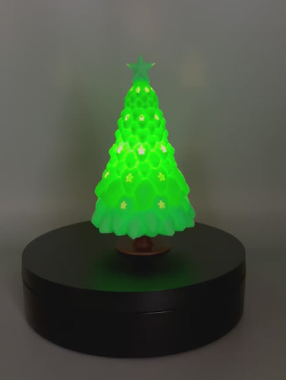 LED Teelichthalter  " Weihnachtsbaum grün " 3D Druck!