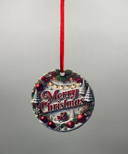 MDF Deko Anhänger " Merry Christmas "!