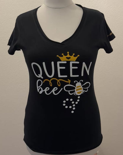 !B - WARE! Damen Shirt " Queen Bee "! Gr. L!