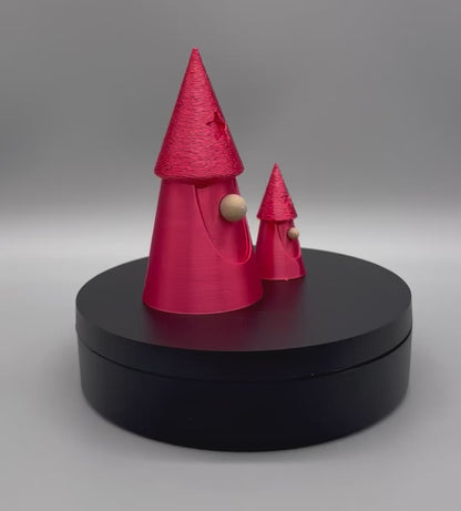 3D Druck Dekoration Set  " Sternenhut Wichtel "