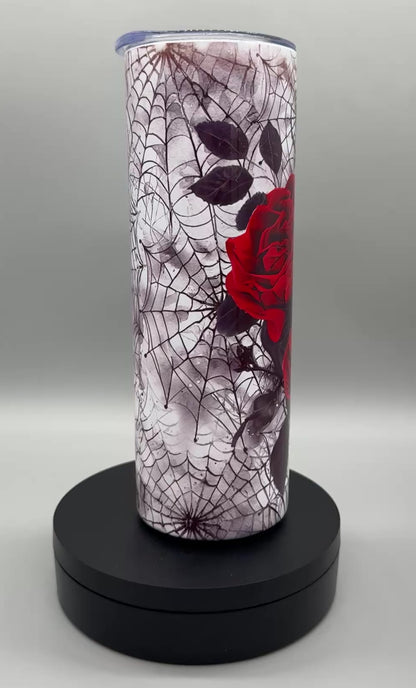!! B-Ware !! Edelstahl Tumbler „Black Heart“ – 600 ml, doppelwandig isolierend