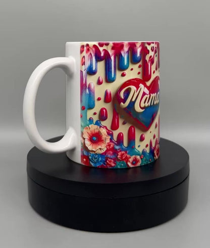 Tasse Mama 300ml - Keramiktasse Muttertag Geschenk Sublimationsdruck
